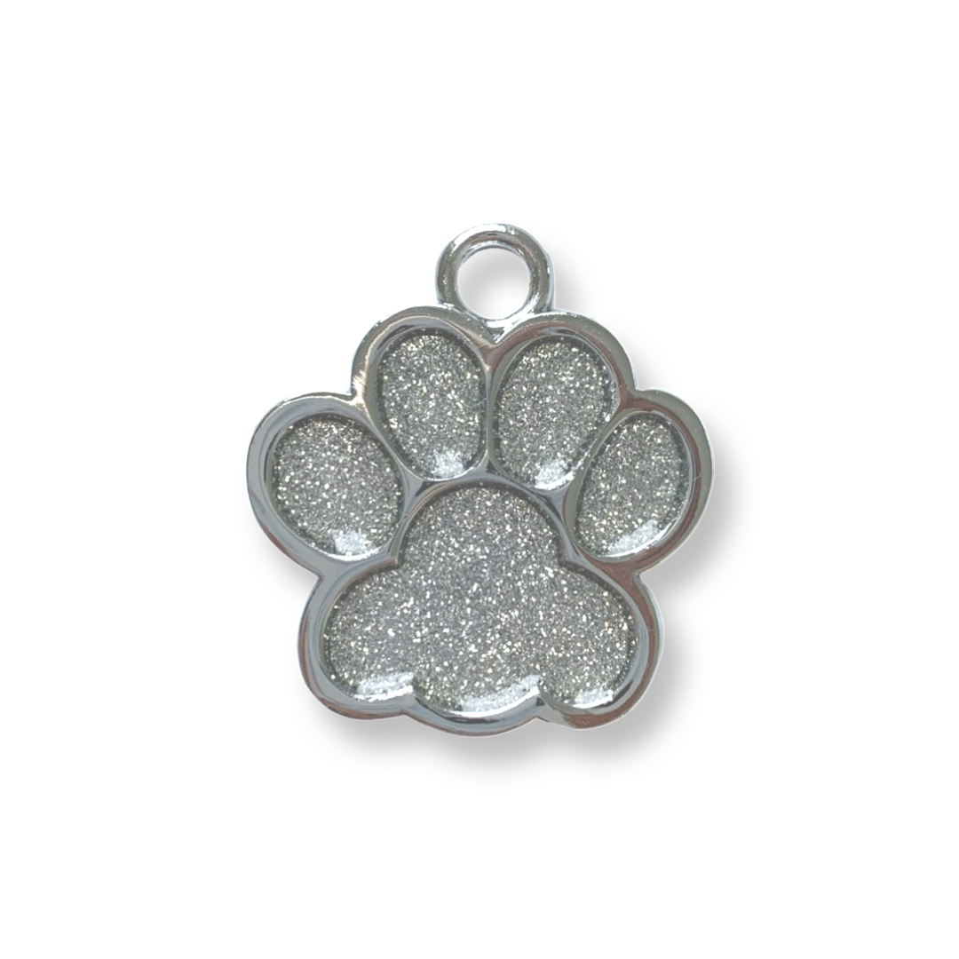 Paw Print Pet ID Tag